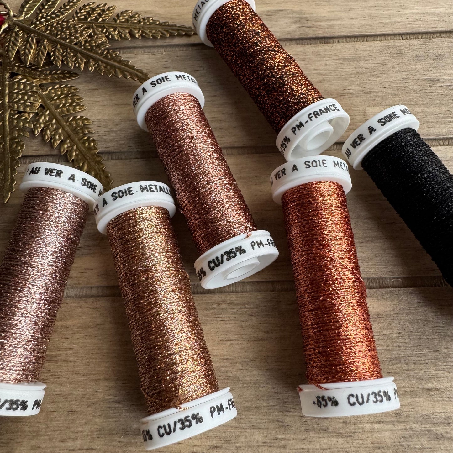 Pack Hilo Metalizado Otoño Cobrizo