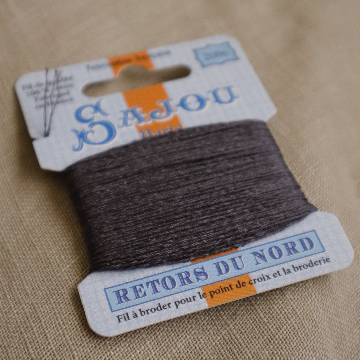 Hilo de Algodón Sajou - Retors du Nord Carbón