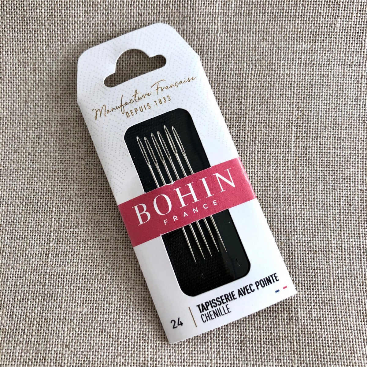 Aguja para bordado tipo Chenilla Bohin n. 24
