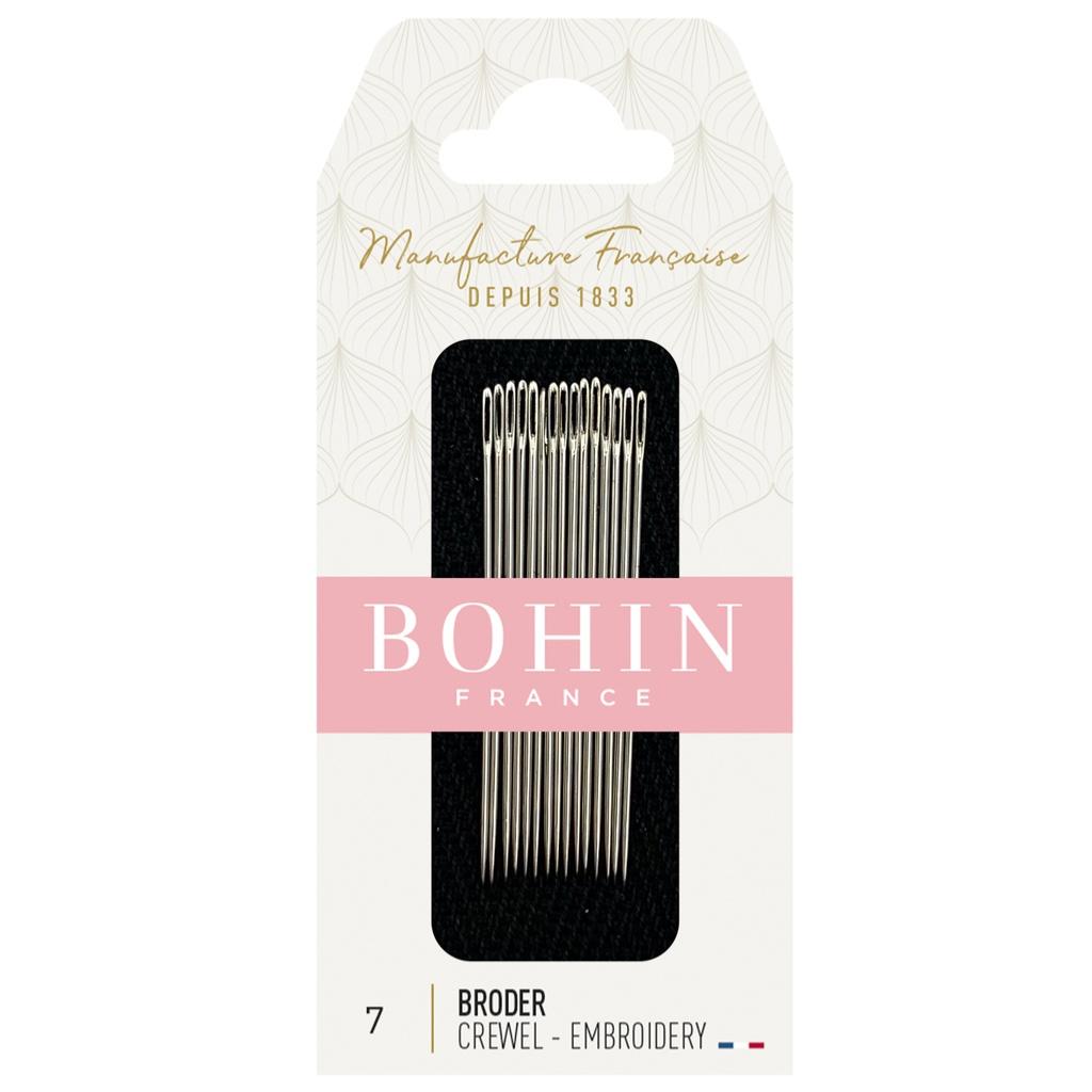 Aguja para bordado Bohin n. 7