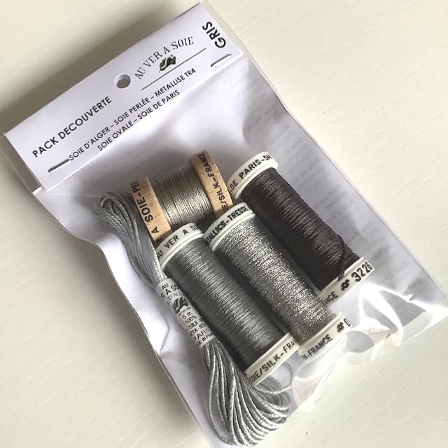 Pack Hilo de Seda Oval-Paris - Gris