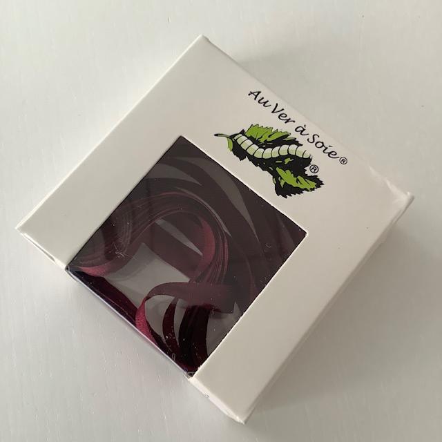 Cinta de seda 7mm Au ver à soie Vino 3026