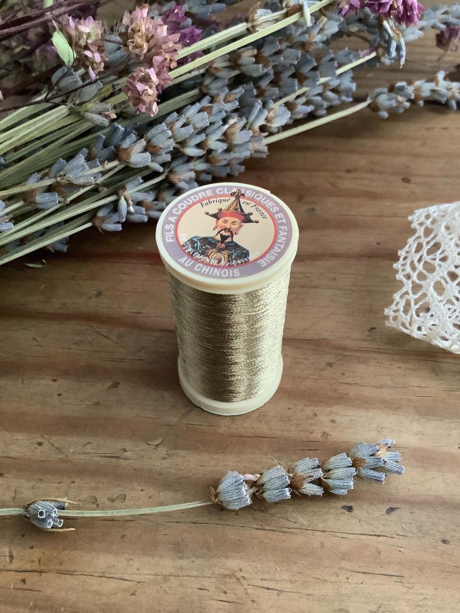 Hilo Metalizado "Fil au chinois" Sajou Oro 102