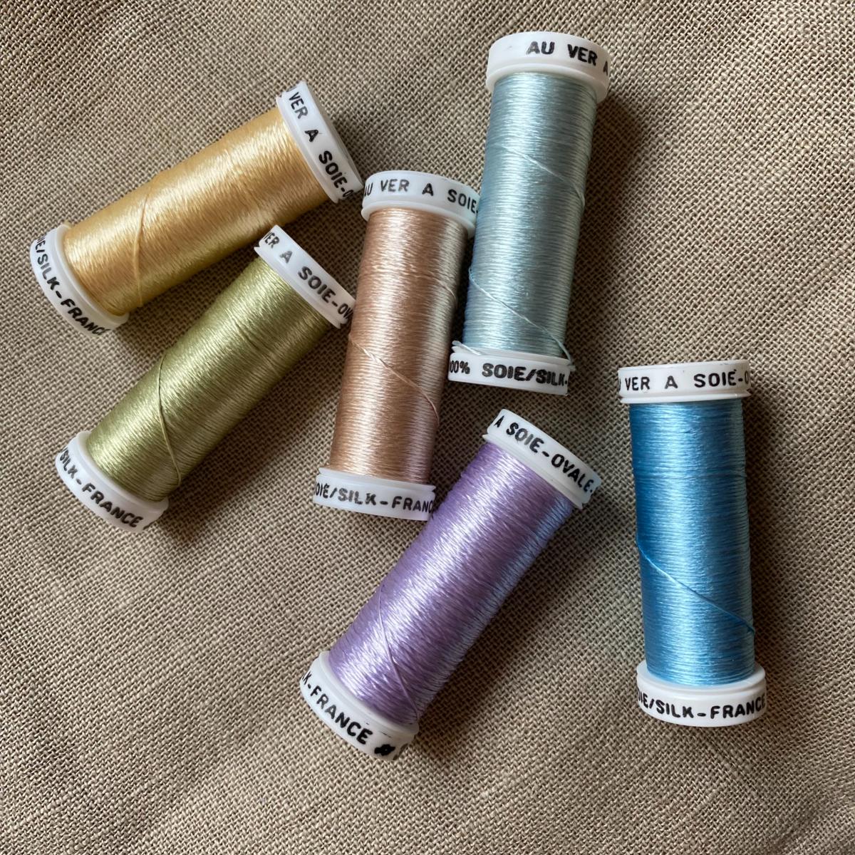 Pack Hilo de Seda Oval Pastel