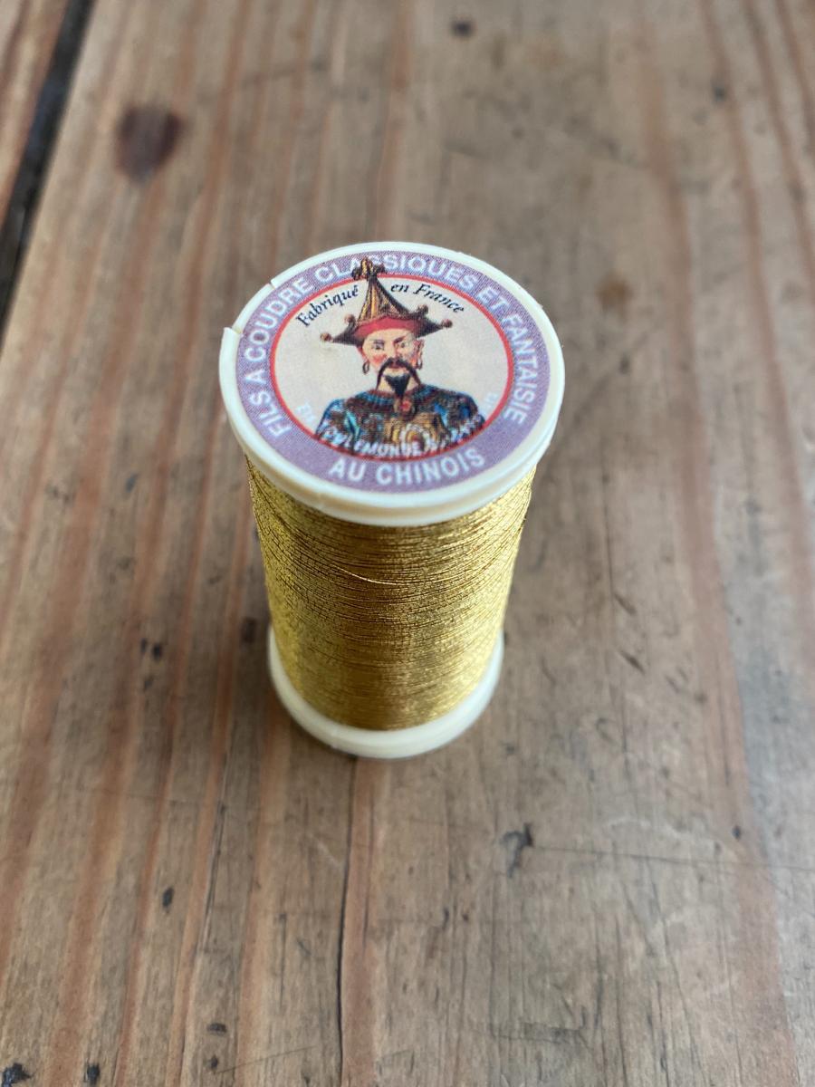 Hilo Metalizado "Fil au chinois" Sajou Oro Viejo 110