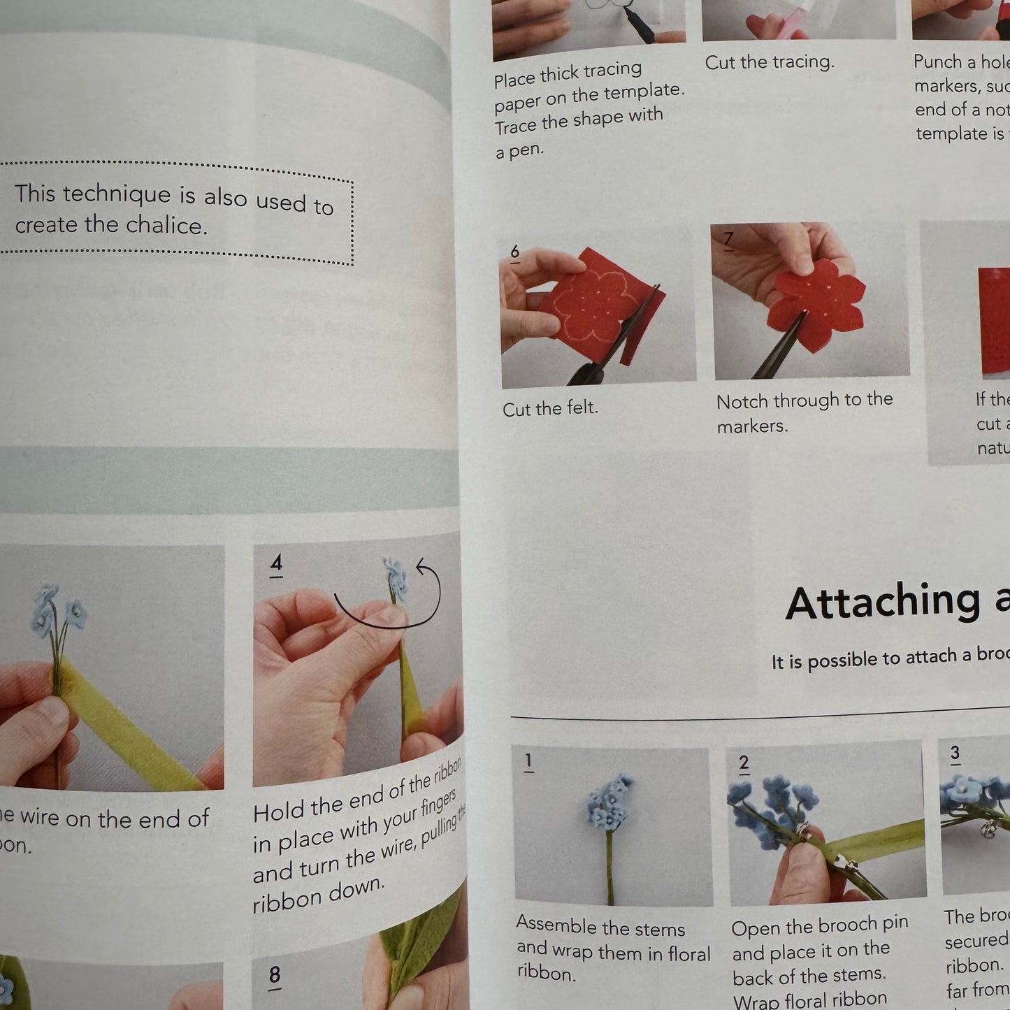 Libro "101 Beautiful Felt Flowers: Step-by-stepm Instructions and Full Size Patterns". Pieni Sieni